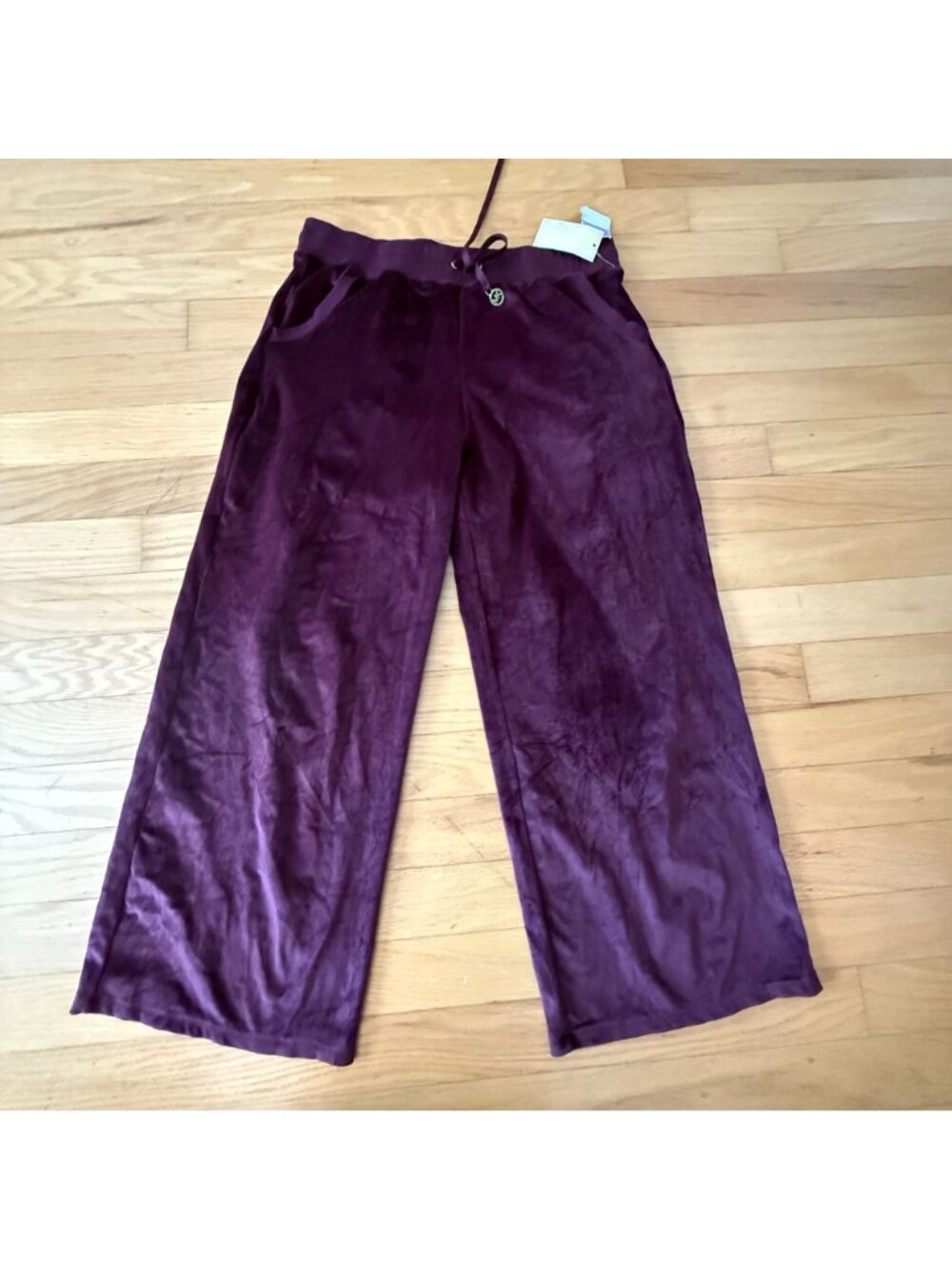 Michael Kors Basic Yoga Sweatpants Women's XLarge $98 Cordovan Burgundy NWT